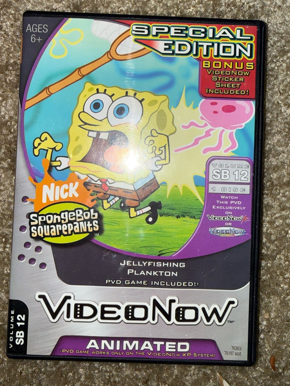 Nickelodeon SpongeBob SquarePants VideoNow SB12 Jellyfishing &‎ Plankton